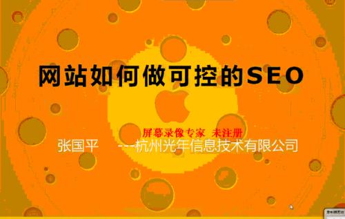 光年（张国平）seo视频教程